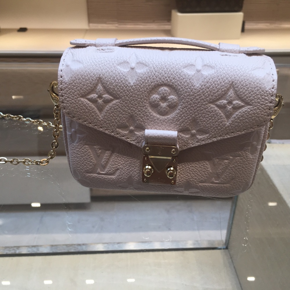 LOUIS VUITTON EMPREINTE POCHETTE MICRO METIS BEIGE CLAIR SUPER BAG Limited NEW - Picture 7 of 8